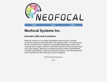 Tablet Screenshot of neofocal.com